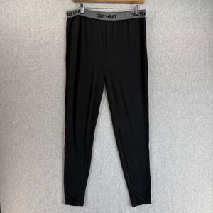 32 Degrees Mens Size Large Heat Black Baselayer Pajama‎ Pants Thermal Underwear